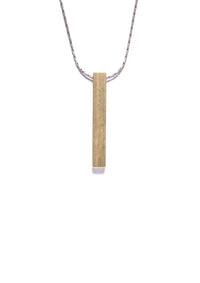 Medium Brass Bar Necklace