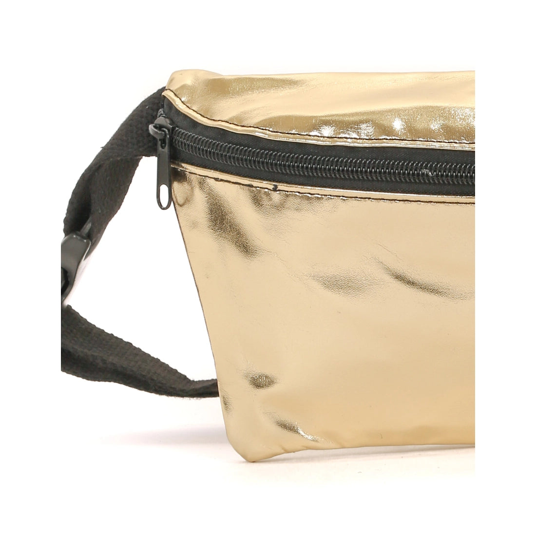 Metallic Gold Ultra Slim Fanny Pack