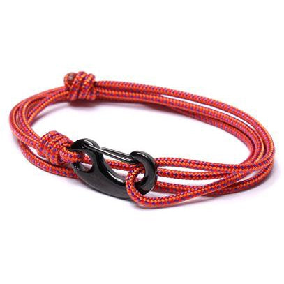 Red + Orange Tactical Cord Bracelet