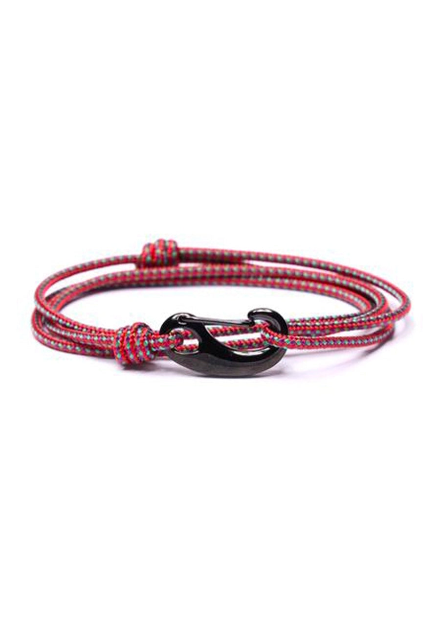 Red + Green Tactical Cord Bracelet