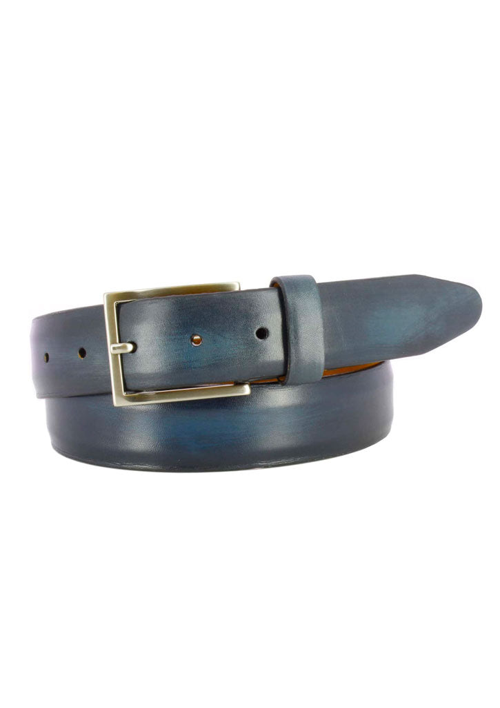 Jackson Leather Belt (Navy)