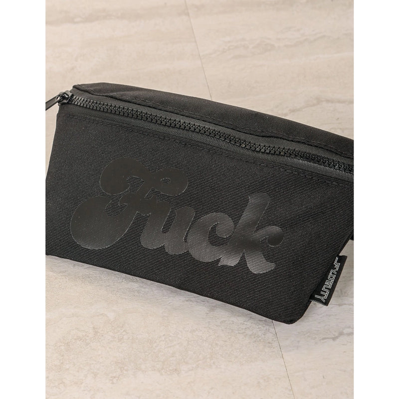 WERDS Fuck Black on Black Ulra-Slim Fannypack