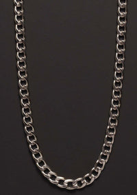 5mm Stainless Steel Curb Chain Necklace