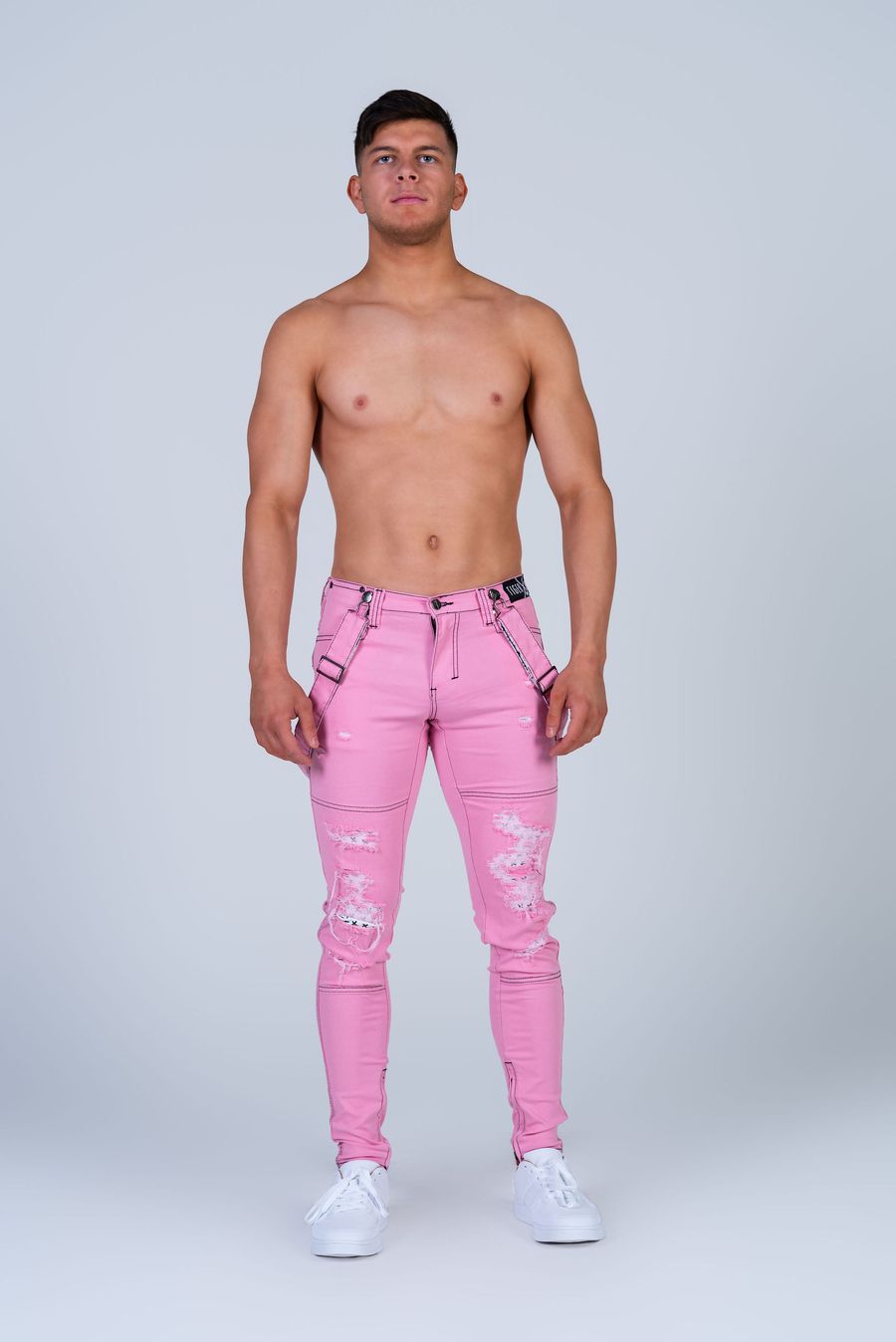 Earl Phucked Up Strapped Denim (Pink) – Brick & Mortar