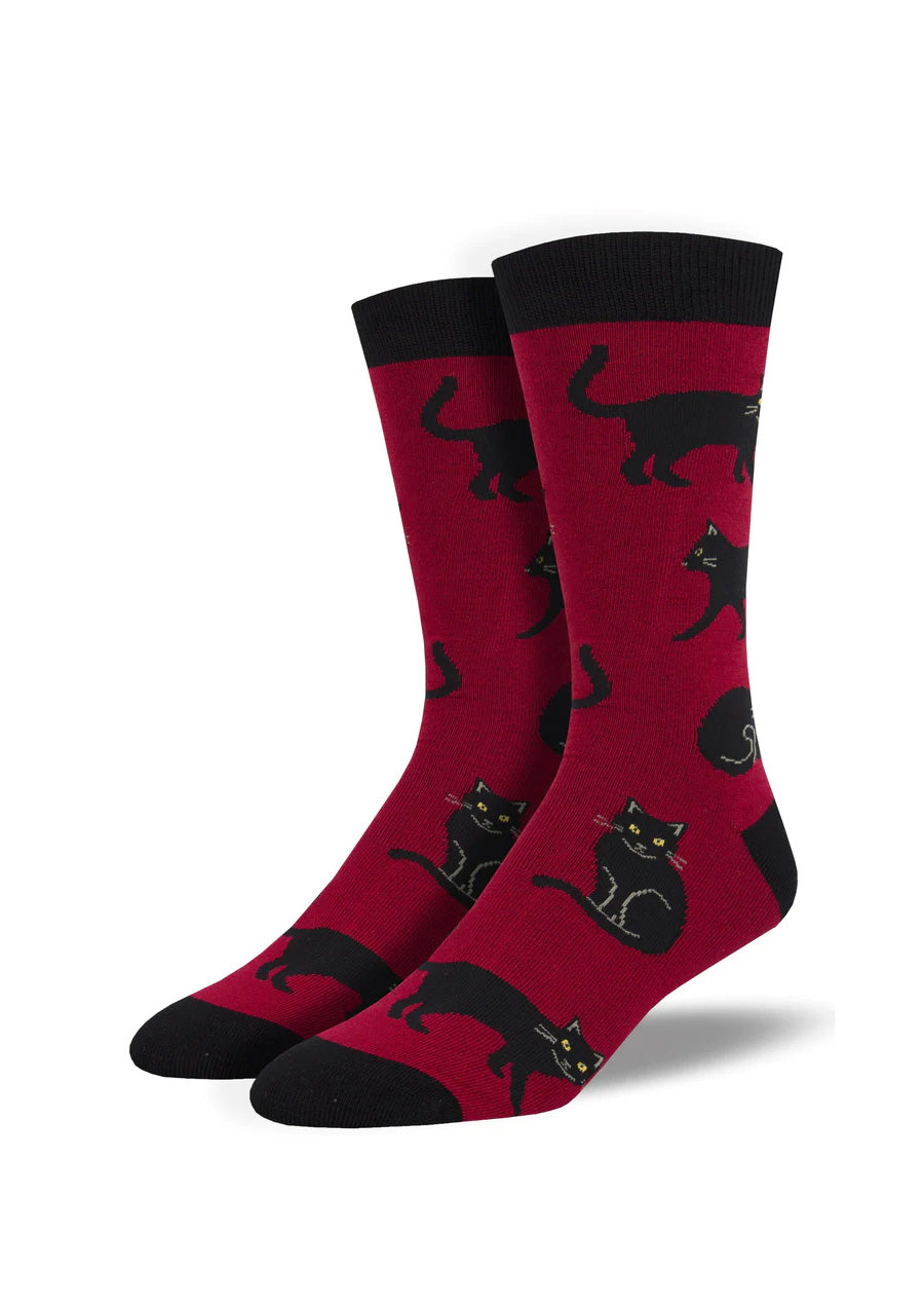 Bamboo Black Cat Socks